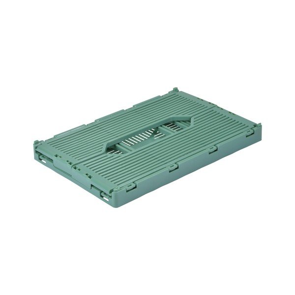 Svetlo zelena plastična škatla za shranjevanje 30x20x11.5 cm – Homéa-image-3