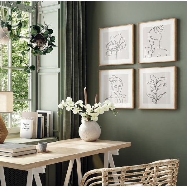 Slike v kompletu 4 ks 30x30 cm-image-1