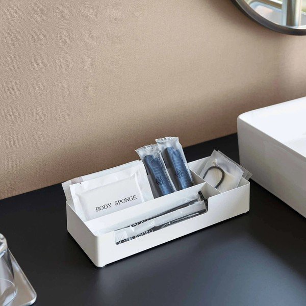 Bel kovinski kopalniški organizator Amenity – YAMAZAKI-image-3