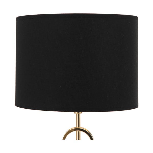 Namizna svetilka v črni in zlati barvi Mauro Ferretti Glam Rings, višina 54,5 cm-image-4