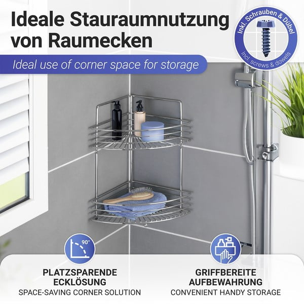 Kotna kopalniška polica Wenko Milano-image-3