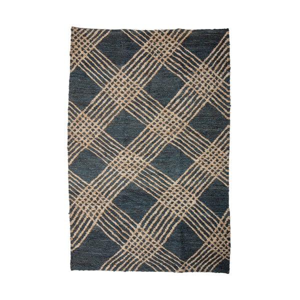 Antracitno siva preproga iz jute 150x245 cm Cat – Bloomingville