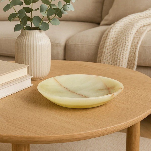 Kamnit dekorativni pladenj 12,5x20 cm Oleena – Premier Housewares-image-1
