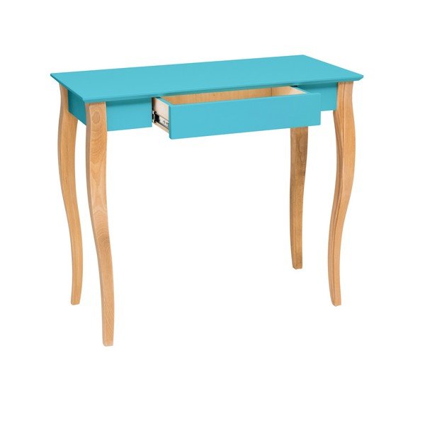 Temno turkizna pisalna miza Ragaba Lillo, dolžina 85 cm-image-1