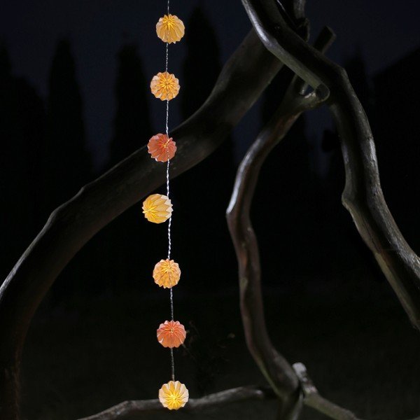 Prozorna svetlobna ogrlica LED DecoKing Pink, 10 lučk, dolžina 1,65 m-image-3