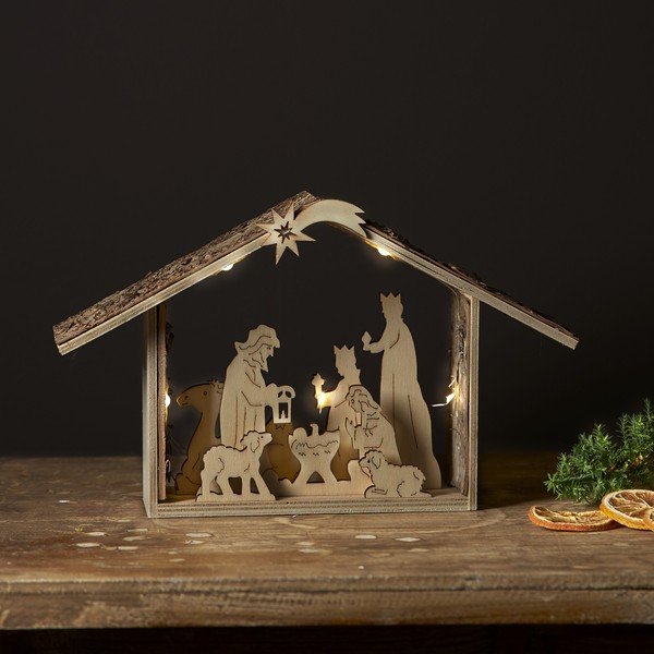 Rjava božična svetlobna dekoracija Yuletide – Star Trading-image-1