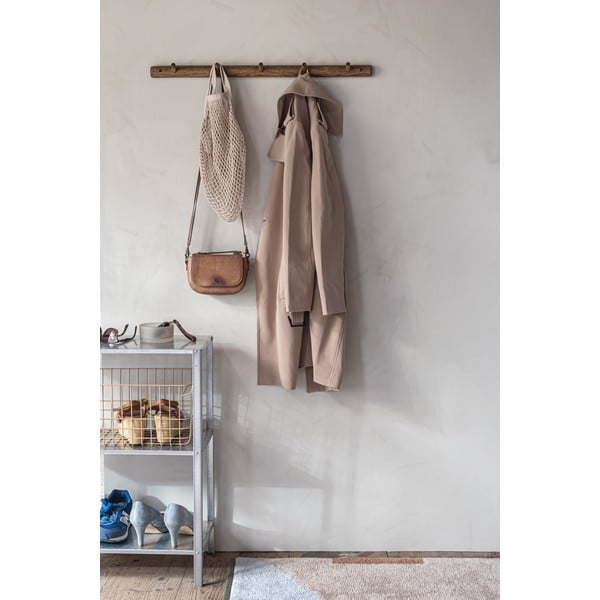 Rjav stenski obešalnik iz masivnega hrasta 72 cm Roots – Mette Ditmer Denmark-image-2