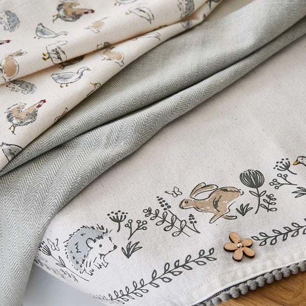 Bombažne kuhinjske krpe v kompletu 3 ks 45x65 cm Country Animals – Cooksmart ®-image-1