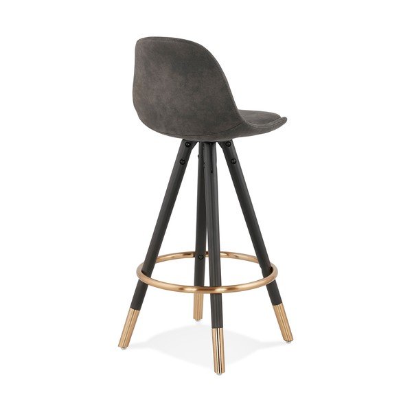 Siv barski stol Kokoon Bruce Mini, višina sedeža 65 cm-image-1