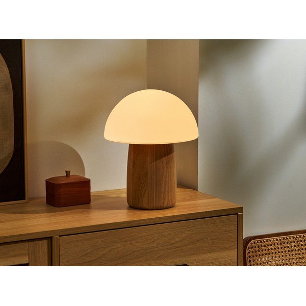 Namizna svetilka z možnostjo zatemnitve s steklenim senčnikom (višina 32 cm) Alice - Gingko-image-1