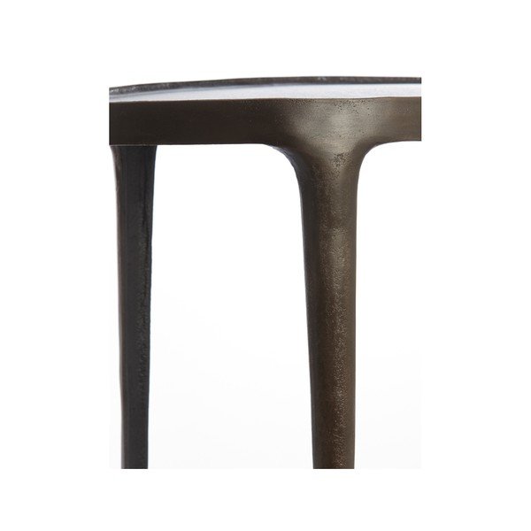 Kovinske okrogle stranske mizice v kompletu 2 ks 33x70 cm Arica – Light & Living-image-3