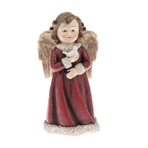 Figurica angela z golobom Dakls, višina 13 cm