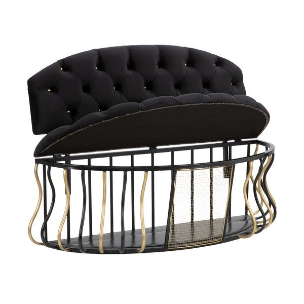 Mauro Ferretti Glam black kavč-image-3