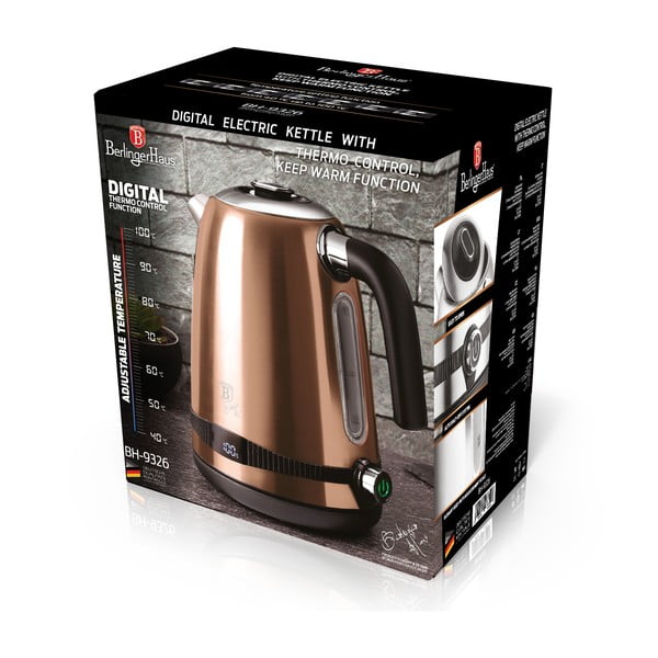 Grelnik vode 1,7 l Rosegold Metallic Line - BerlingerHaus-image-4