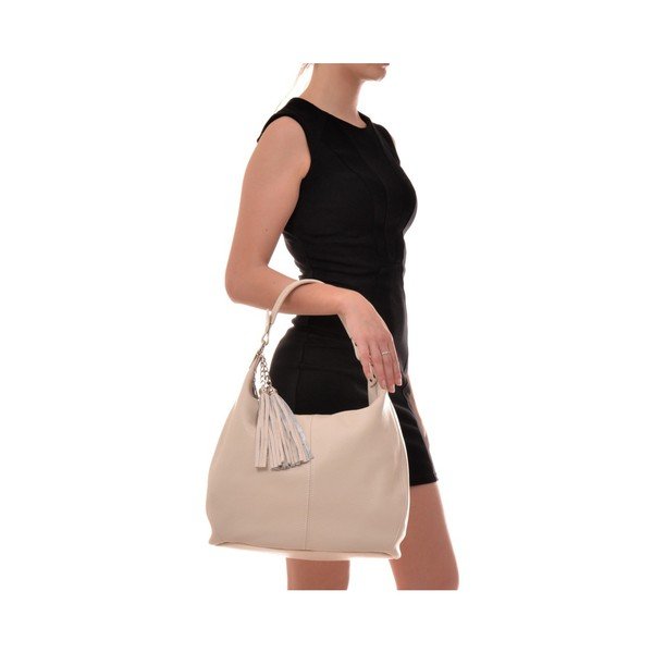 Bež usnjena torbica Sofia Cardoni Bruhna-image-3