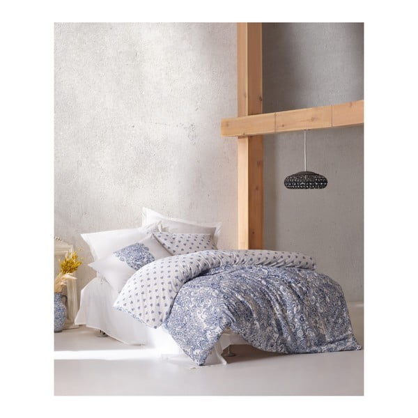 Komplet bombažnega posteljnega perila za zakonsko posteljo z rjuho Cumbre, 200 x 220 cm