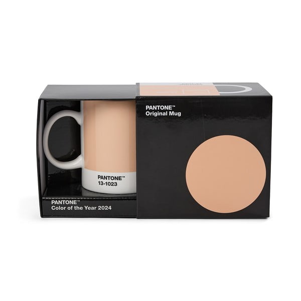 Oranžna keramična skodelica 375 ml Peach Fuzz 13-1023 – Pantone-image-2