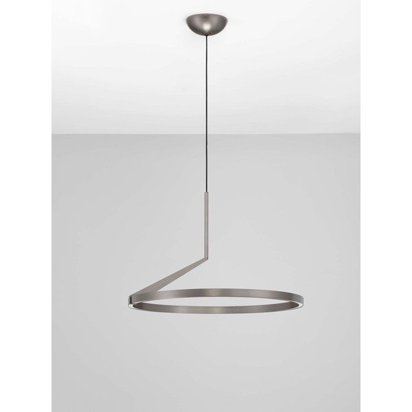 Aluminijasta LED zatemnitvena viseča svetilka v srebrni barvi ø 60 cm Tilia – Nova Luce-image-4