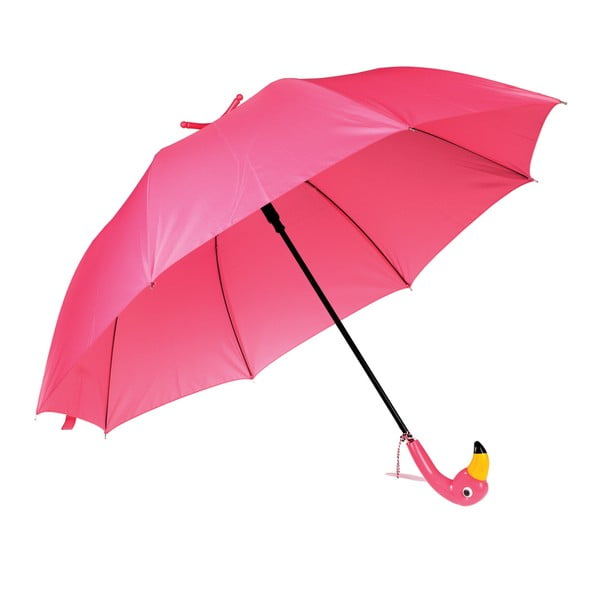 Roza dežnik Rex London Flamingo, ⌀ 86 cm