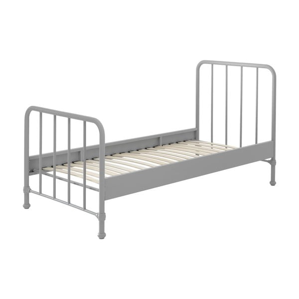 Siva otroška postelja 90x200 cm Bronxx - Vipack