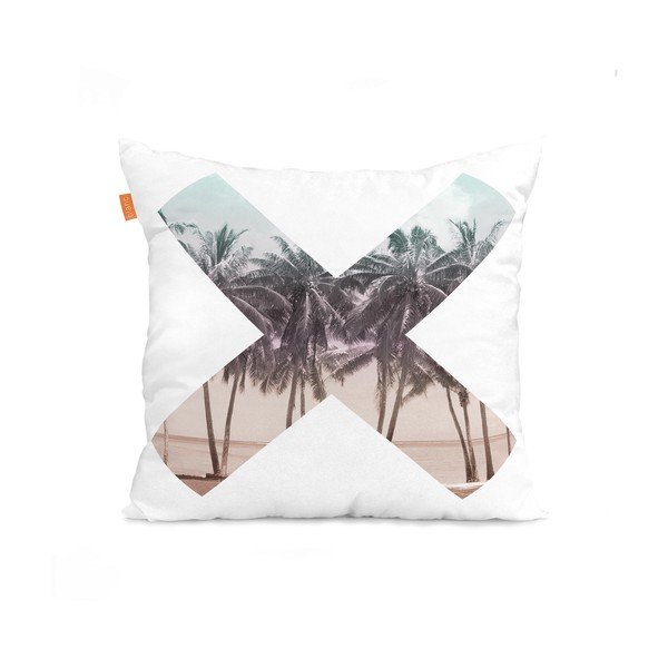 Komplet 2 bombažnih vzglavnikov Blanc Palm Tree-image-2