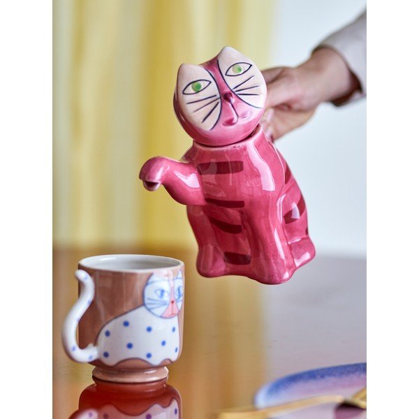 Rožnat keramičen čajnik 500 ml Missy – Bloomingville-image-1