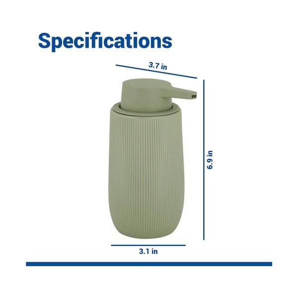 Zelen plastičen dozirnik za milo 400 ml Fablo – Wenko-image-4