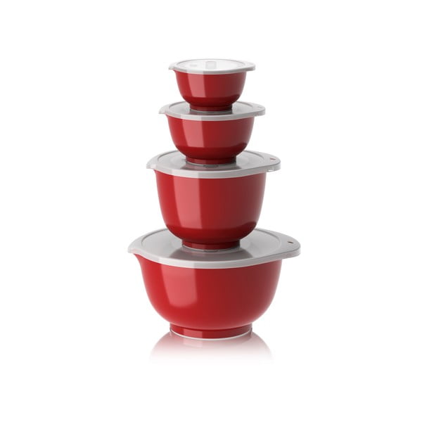 Rdeče sklede v kompletu 4 ks ø 23 cm Margrethe – Rosti