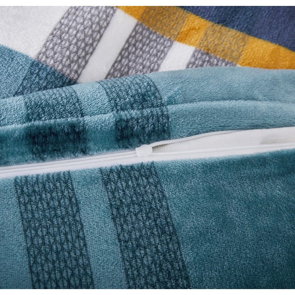 Enojna posteljnina iz mikropliša 140x200 cm Eugen – My House-image-2