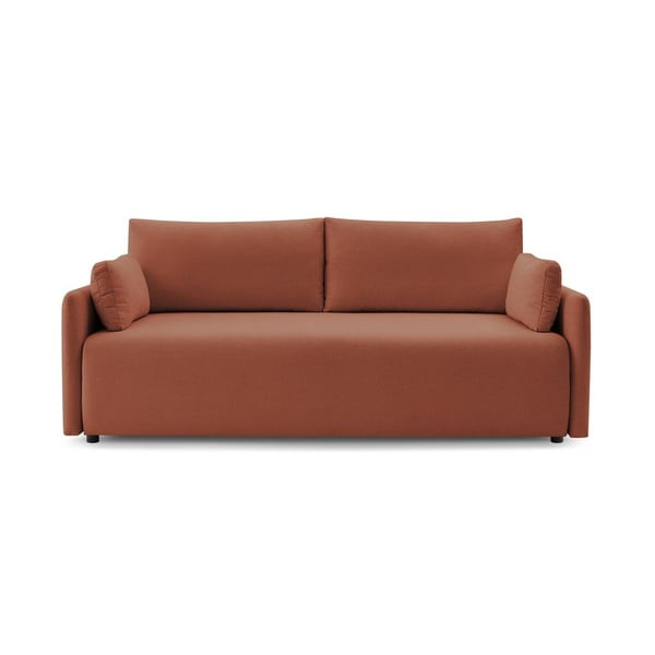 Oranžna raztegljiva sedežna garnitura 211 cm Marcel – Bobochic Paris