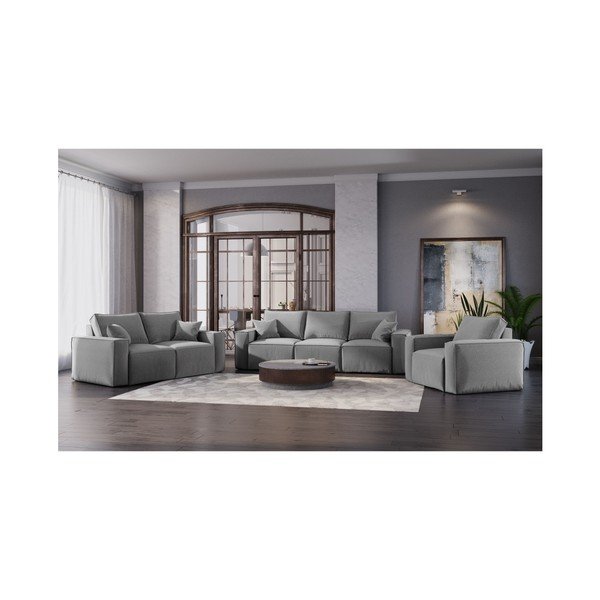 Cosmopolitan Design Miami siva zofa, 245 cm-image-4