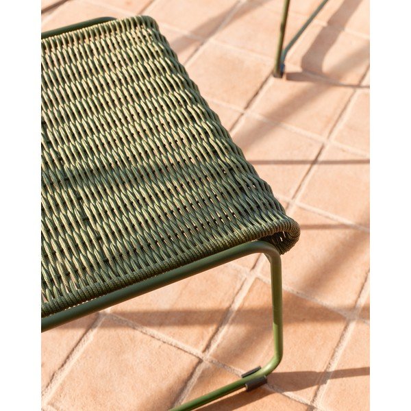 Zelen vrtni tabure Maurina – Kave Home-image-4