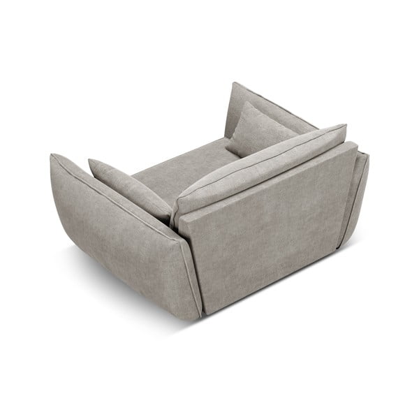 Svetlo siv fotelj Vanda - Mazzini Sofas-image-3