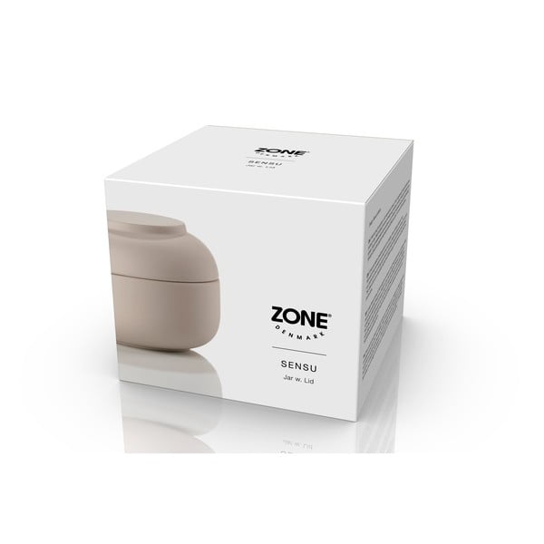 Bež lončen kopalniški organizator za vatke ali vatirane palčke Sensu – Zone-image-4