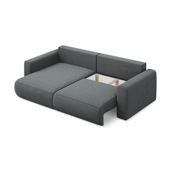Temno siva raztegljiva/s prostorom za shranjevanje kotna sedežna garnitura (levi kot/z ležalnikom) Kapua – Makamii-image-3