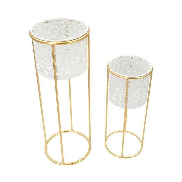 Kovinska stojala za cvetlične lonce v kompletu 2 ks ø 17 cm (višina 46 cm) Whity – Mauro Ferretti-image-2