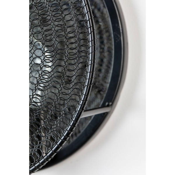 Črna stenska svetilka White Label Lea-image-1