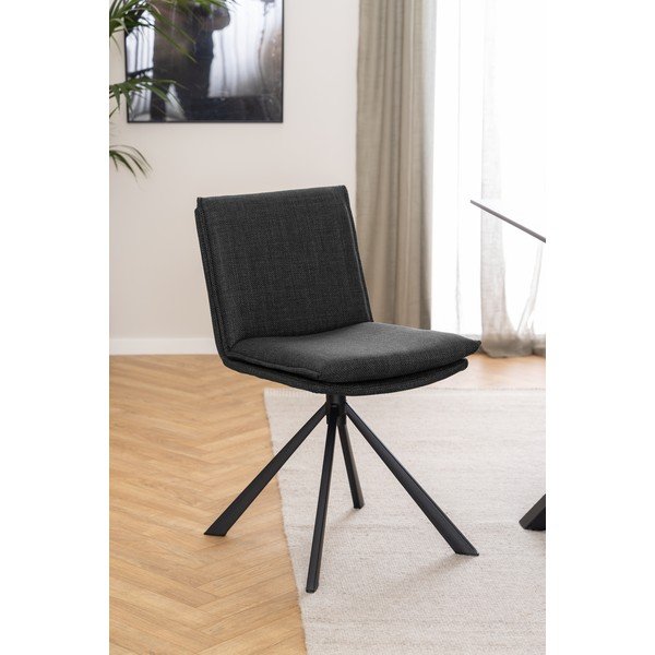 Temno siv jedilni stol Flynn – Actona-image-1