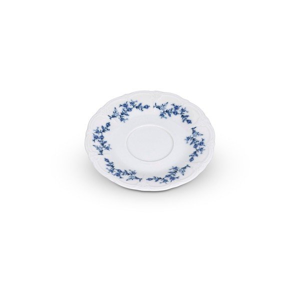 Bel/moder porcelanast čajni krožniček ø 16,5 cm Retro – BonBistro-image-4