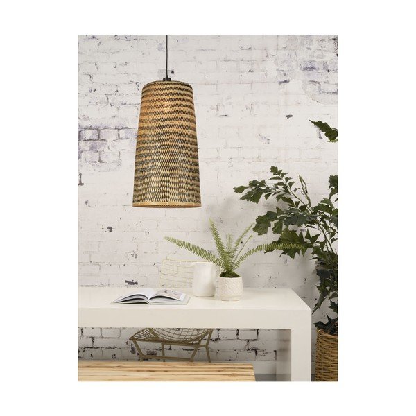 Viseča svetilka iz bambusa Good&Mojo Kalimantan, ⌀ 37 cm-image-3