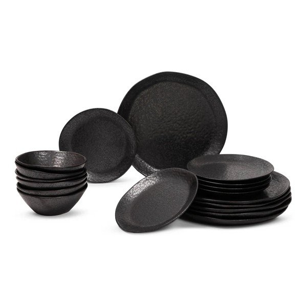 Jedilni servis 18 ks iz kamenine za 6 oseb Dark Moon – Bonami Selection