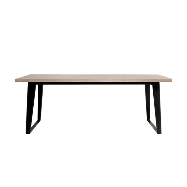 Jedilna miza iz belega hrasta Unique Furniture Novara