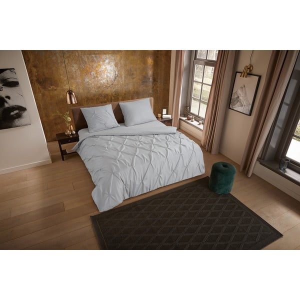 Siva enojna/podaljšana posteljnina iz mikrovlaken 140x220 cm Pure Elegance – Good Morning-image-3