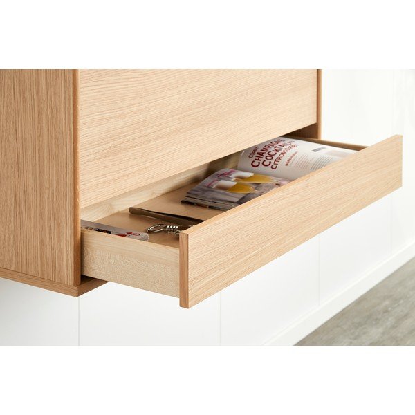 Vinska omarica v hrastovem dekorju 89x61 cm Mistral 004 - Hammel Furniture-image-4