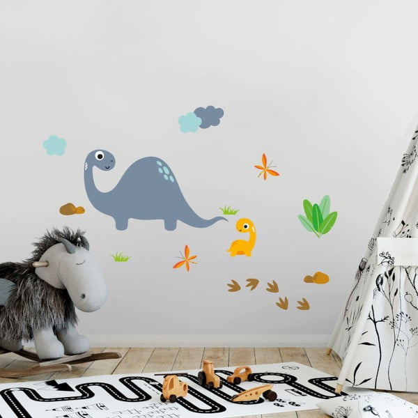 Stenske nalepke Ambiance Cute Dinosaur Stickers-image-2