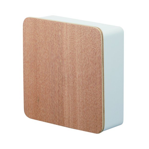 Bela omarica za ključe z vrati iz vezanega lesa Yamazaki Rin-image-2