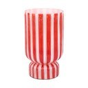 Rdeča steklena vaza (višina 26 cm) Rayado Retro – PT LIVING