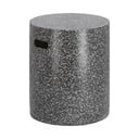 Črna betonska dodatna mizica Kave Home Jenell, ⌀ 35 cm