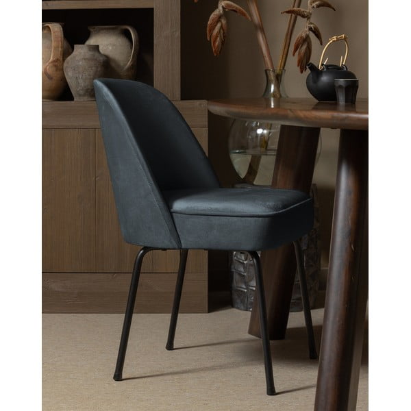 Modri žametni jedilni stoli v kompletu 2 ks Vogue – WOOOD-image-1