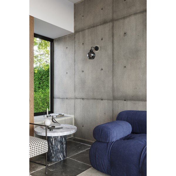 Črna stenska svetilka ø 15 cm Grande – Sollux-image-1